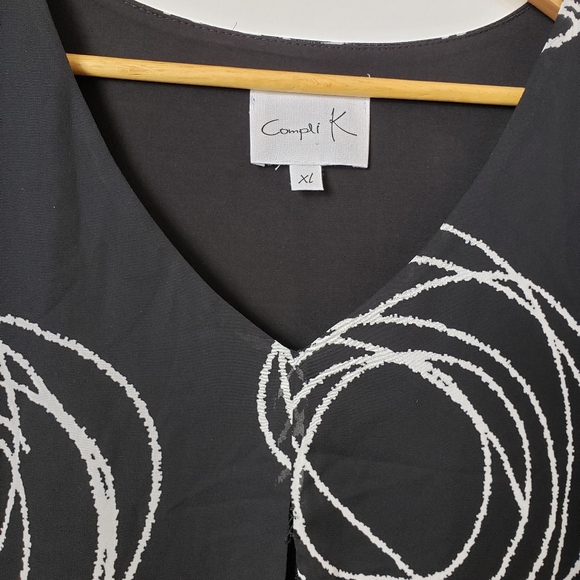 Women's Long Sleeve Dress Top - Picture 3 of 6